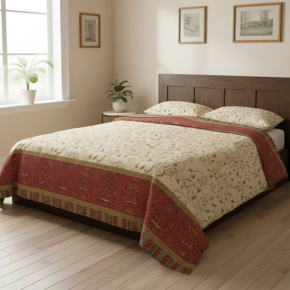 Bassetti PLAID matrimoniale GRANFOULARD OPLONTIS Bordeaux var.8 240x250