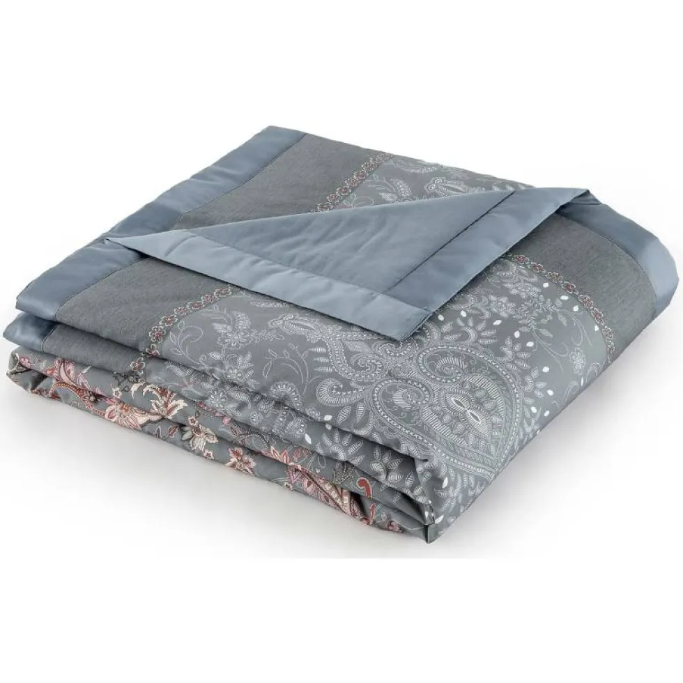 Bassetti Plaid Monnalisa G1 - Eleganza Barocca nei toni del grigio