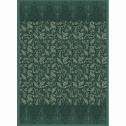 Bassetti Plaid Monnalisa V1 - Eleganza Barocca verde petrolio