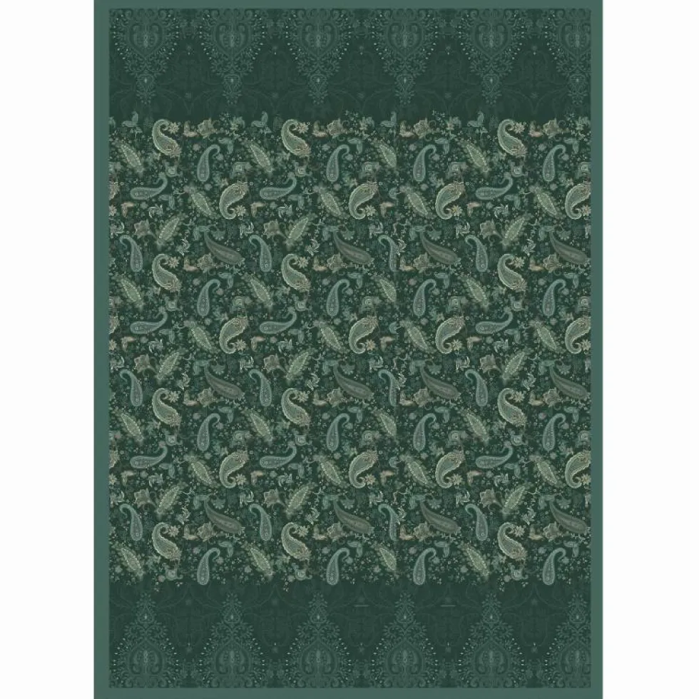 Bassetti Plaid Monnalisa V1 - Eleganza Barocca verde petrolio