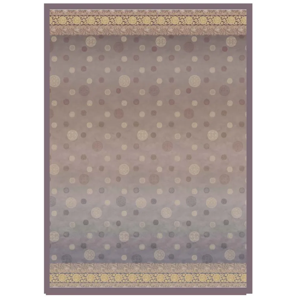 Bassetti Plaid 180x250 Pallavicino G1 in puro cotone – floreale elegante