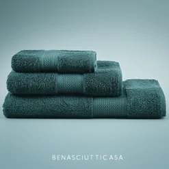 Bassetti POP COLOR Asciugamani sfusi - ospite- viso telo verde bosco Z4