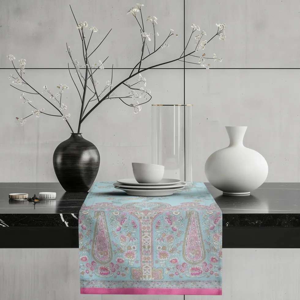 Bassetti Runner da tavolo Granfoulard Indian Roses T1 50x150