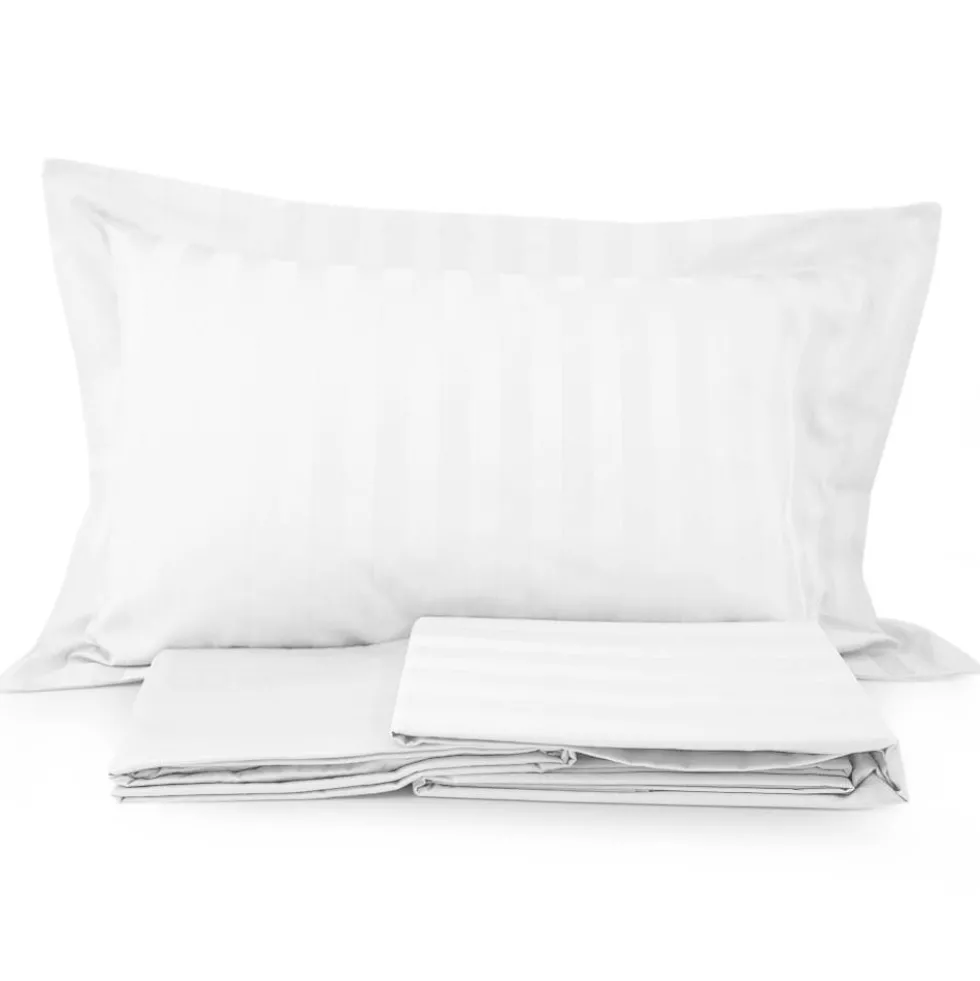 Bellora Completo Copripiumino Raso 300 TC Onice jacquard