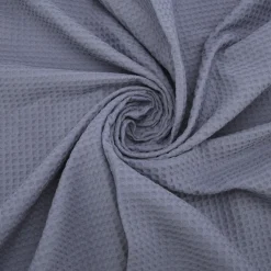 Bellora Telo bagno 100x150 cm APE nido d’ape puro cotone Tinta unita Asfalto