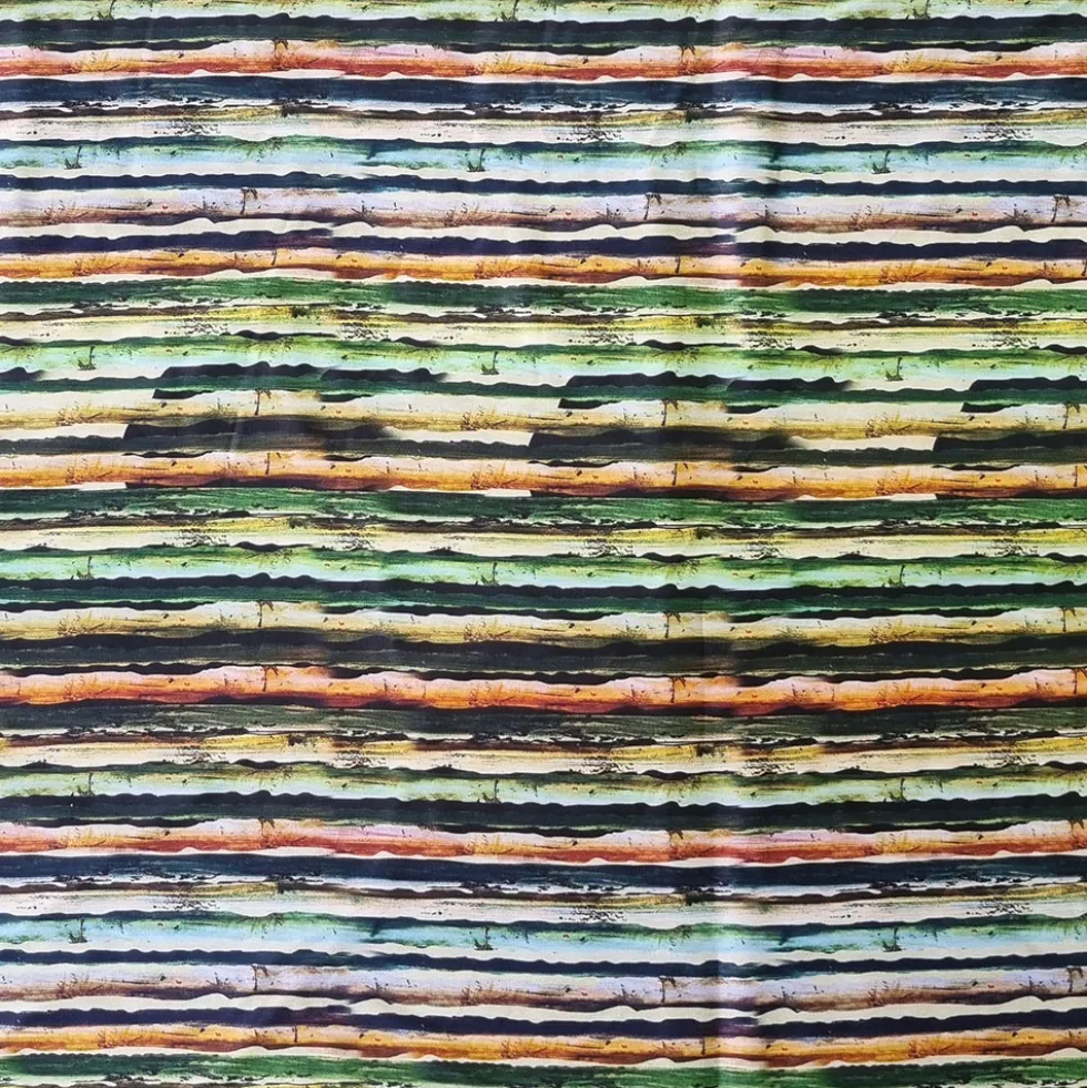 Benasciutticasa Parure Copripiumone matrimoniale raso di cotone Abstra