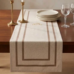 Borbonese Home: Runner Lounge Ecrù con Trama OP 50x150 cm