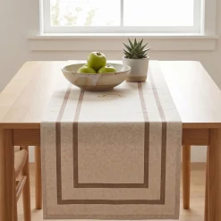 Borbonese Home: Runner Lounge Ecrù con Trama OP 50x150 cm