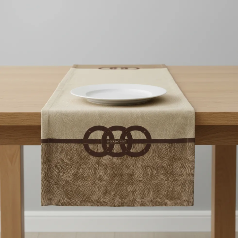 Borbonese Runner Tavola Corda 50x150 cm