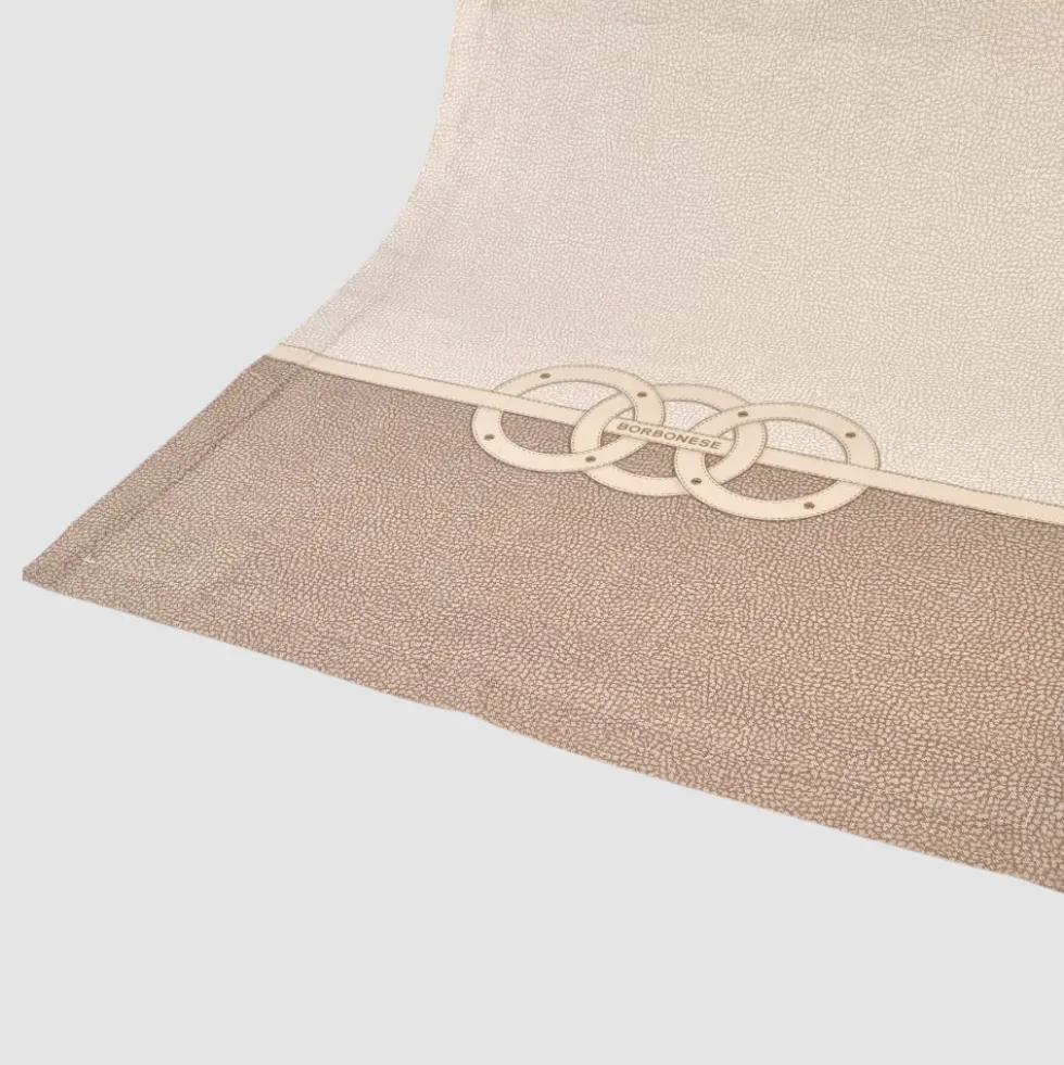 Borbonese Runner Tavola Nocciola 50x150 cm