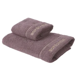 Borbonese Set 1+1 asciugamano e ospite FINE OP malva