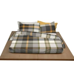 Bossi Parure Copripiumino matrimoniale MILLER 7612 tartan scozzese