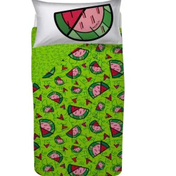 Britto Set copripiumino con federe Singolo Anguria