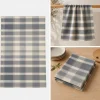 Canovaccio cucina azzurro polvere 60x80 Bossi Casa tinto filo
