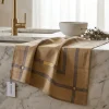 Canovaccio Cucina Borbonese Lounge caramello in Cotone 50x70