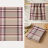 Canovaccio cucina rosa cipria 60x80 Bossi Casa tinto filo