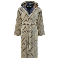 CARRARA Accappatoio UNISEX in Spugna con Cappuccio Kanzi blu