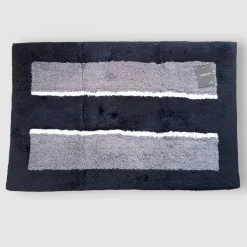 CARRARA Tappeto bagno in cotone 1500 gr LONDRA nero