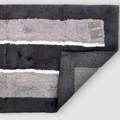 CARRARA Tappeto bagno in cotone 1500 gr LONDRA nero