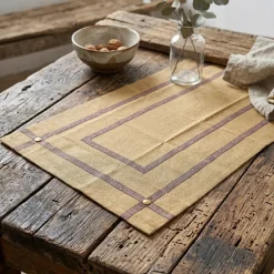 Centrotavola 50x150 Runner Moderno Borbonese Lounge Caramello