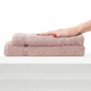 COGAL set 1+1 asciugamano viso e ospite Rosa chiaro RANGER 650 gr