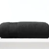 COGAL Telo da bagno in spugna di cotone nero RANGER 650 gr 95x180 cm