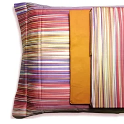 Completo Copripiumino Matrimoniale Raso MISSONI HOME Leopoldo 159 RIGHE