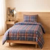 Completo Copripiumone Singolo Bassetti Kilt B2 turchese