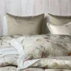 Completo Lenzuola-copriletto in raso matrimoniale Blumarine Ranuncolo