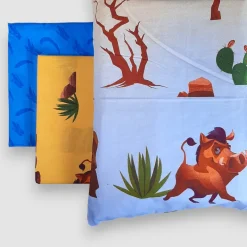 Completo Lenzuola in cotone Singolo Jungle animali per bambini