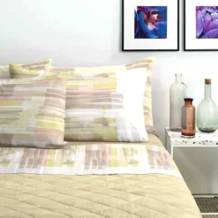 Completo lenzuola matrimoniale in cotone Bassetti Overlay 41 beige