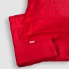 Completo Lenzuola matrimoniale in raso jacquard PLAYBOY bordeaux
