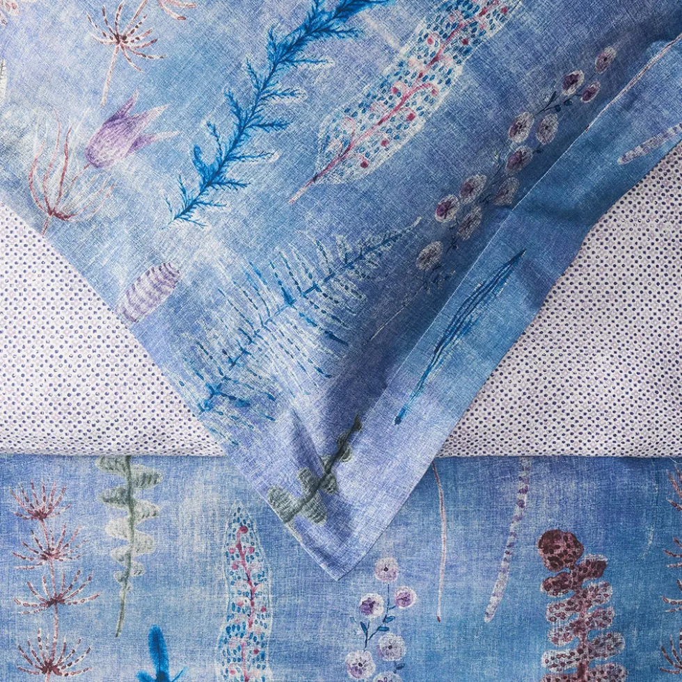 Completo lenzuola Matrimoniale Raso ZUCCHI Orione BLU