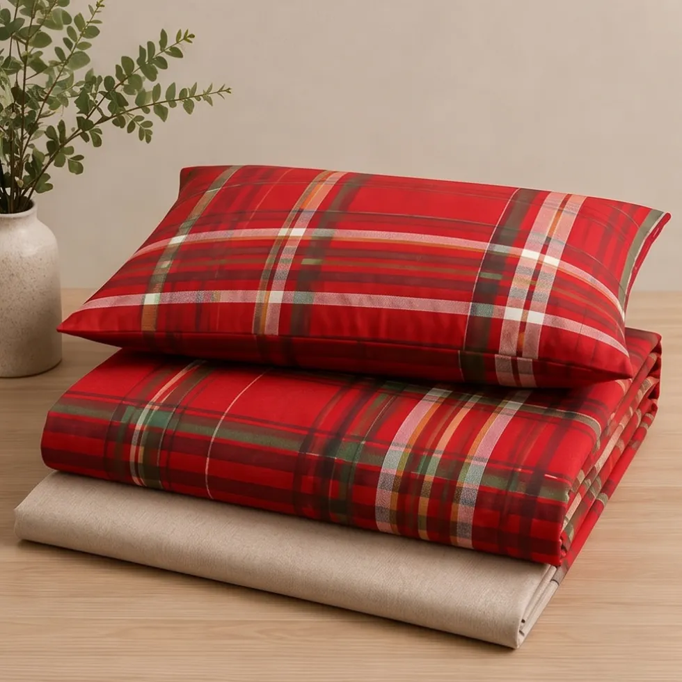 Completo lenzuola singole Bassetti Kilt R1 in puro cotone