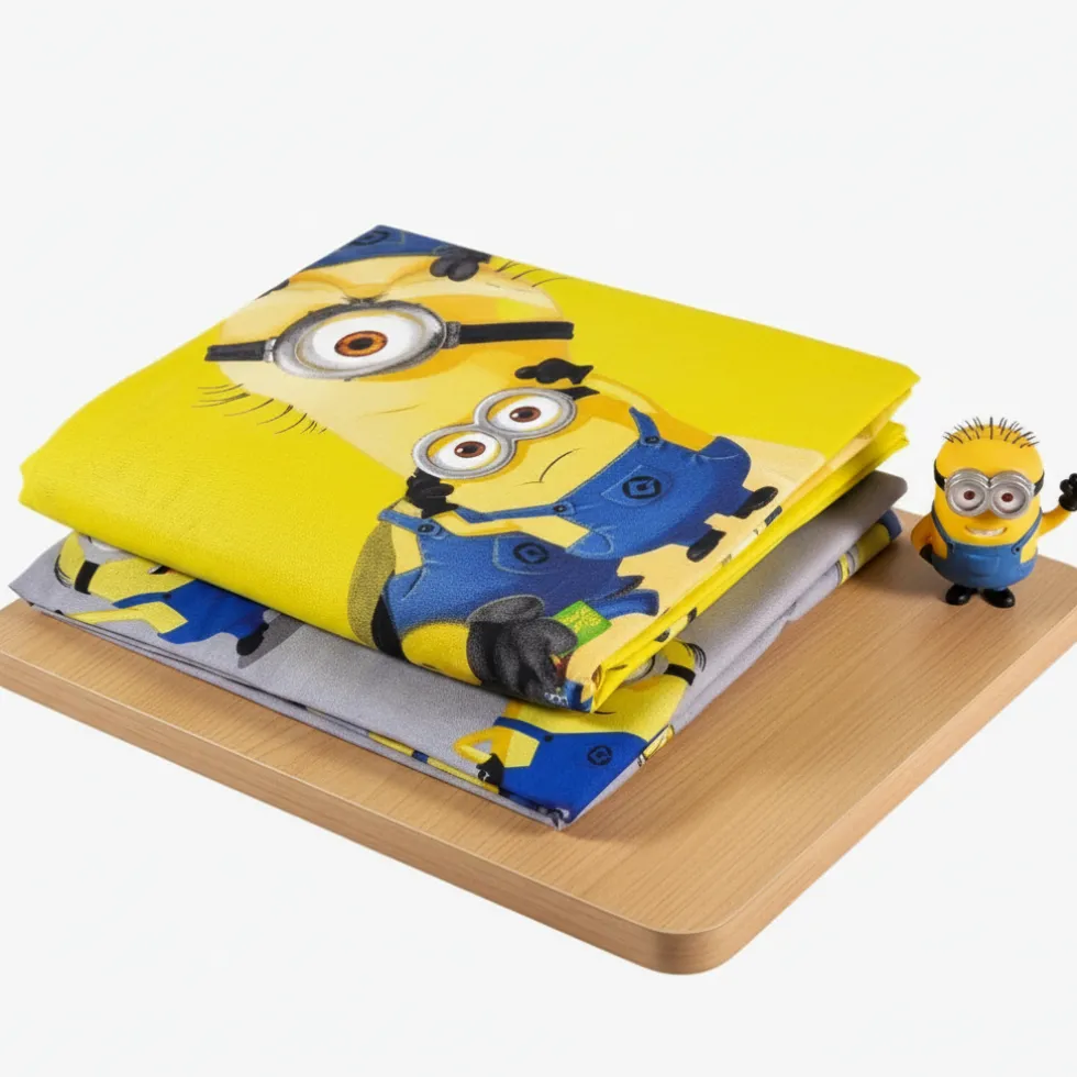 Completo lenzuola singole 1 piazza Minions per bambini BESTSELLER