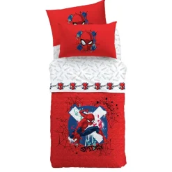 Completo LENZUOLA singolo MARVEL CALEFFI SpiderMan Red