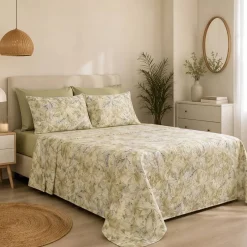 Completo Lenzuolo-Copriletto Gabel Saint-Tropez Matrimoniale beige