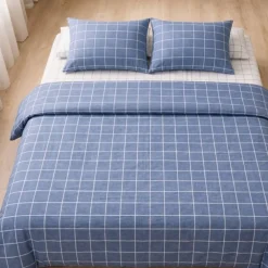 Completo Letto Matrimoniale Minimal Quadri Avio | Chic & Soft