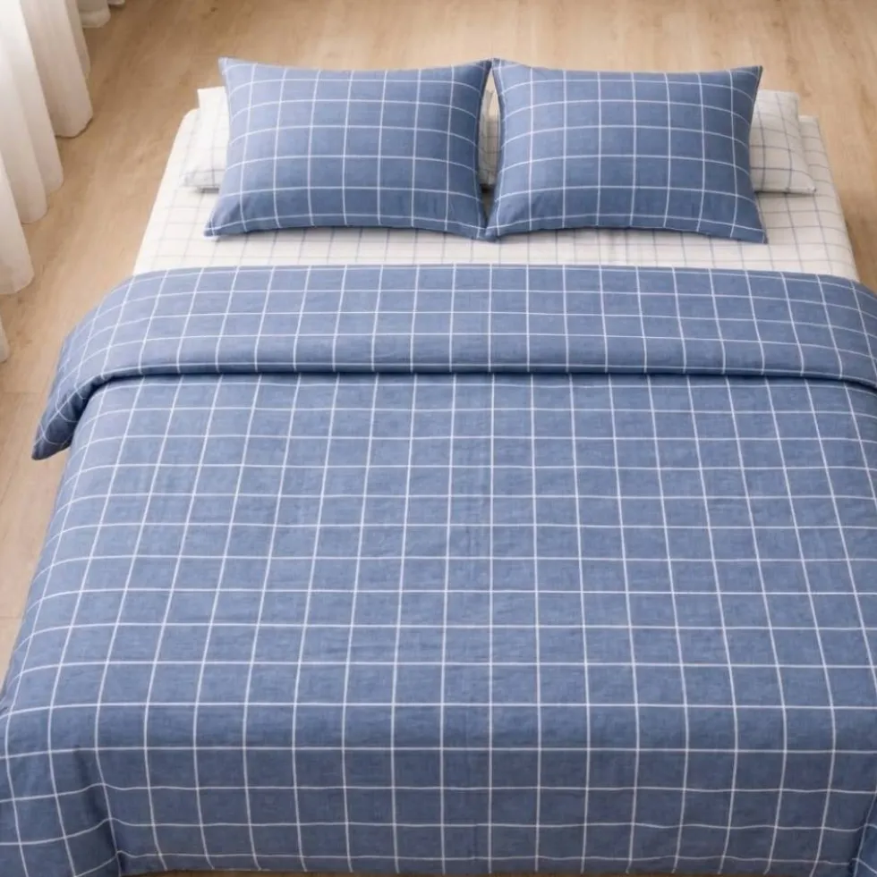 Completo Letto Matrimoniale Minimal Quadri Avio | Chic & Soft