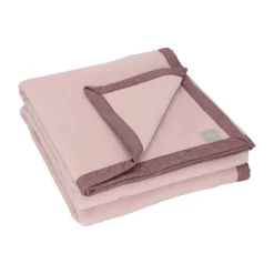 Coperta di Lana Merinos Matrimoniale SOMMA ORIGAMI Rosa Antico