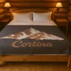 Coperta in lana cotta 150x170 cm Stile Montanaro Cortina antracite