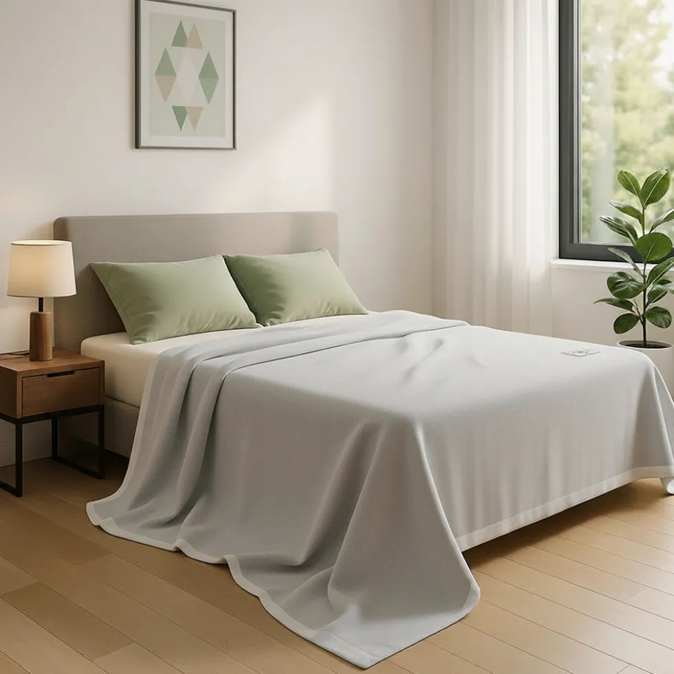 Coperta invernale Lana e Mohair 400 Co.BI Grigio