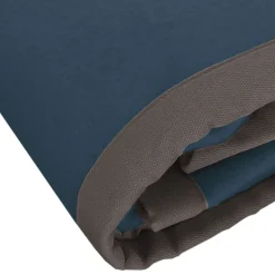 Coperta LANA Vergine Matrimoniale SOMMA ORIGAMI Blu Polvere