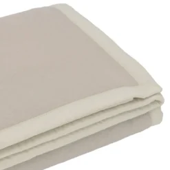 Coperta LANA Vergine Matrimoniale SOMMA DAISY beige
