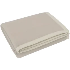 Coperta LANA Vergine Matrimoniale SOMMA DAISY beige