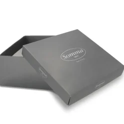 Coperta LANA Vergine Matrimoniale SOMMA ORIGAMI Fumo