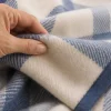 Coperta Matrimoniale invernale Marzotto Home Marta Check blu
