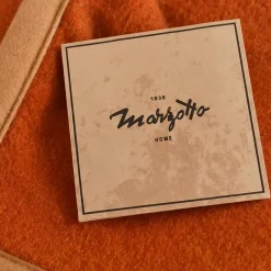 Coperta Matrimoniale Marzotto arancione Marta Double-Face