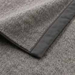 Coperta 100% pura lana vergine Marta Marzotto antracite matrimoniale