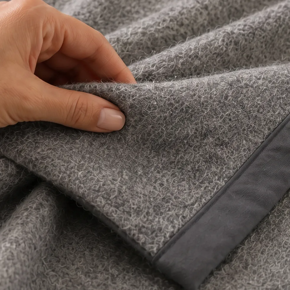 Coperta Singola Marzotto Marta Antracite | 100% Lana Vergine